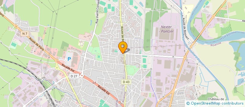 localisation de l'entreprise SCI MLM  MABLY