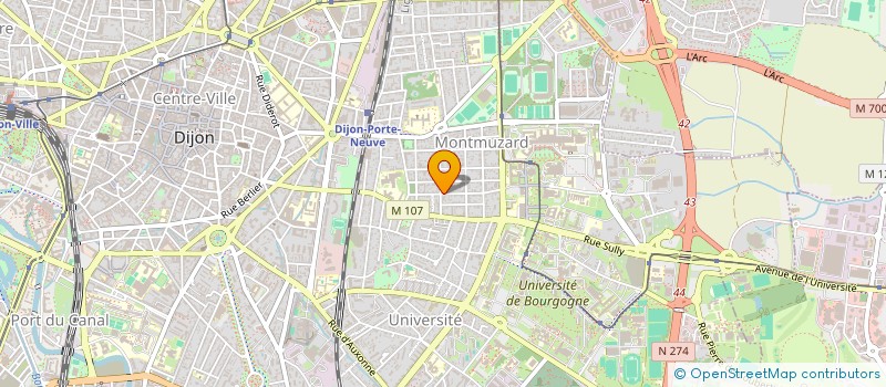 localisation de l'entreprise SCI MLM à DIJON