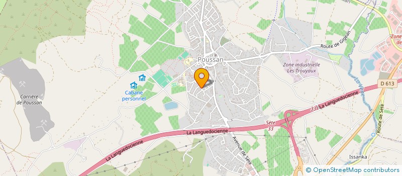 localisation de l'entreprise SCI MLMARMU  POUSSAN