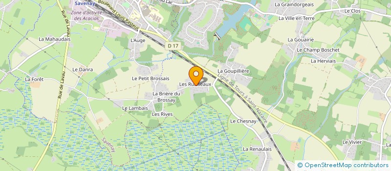 localisation de l'entreprise SCI MLN  SAVENAY