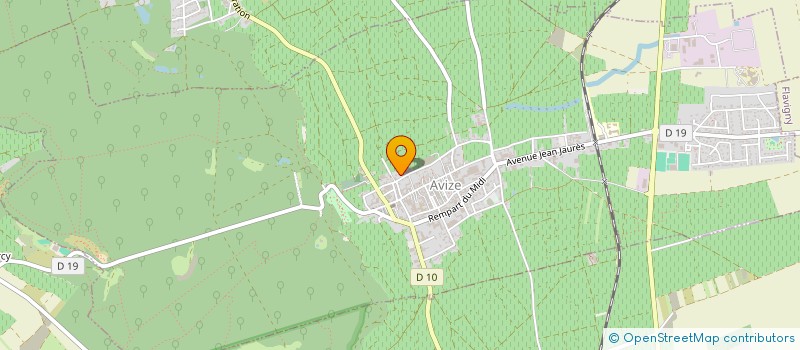 localisation de l'entreprise SCI MLP  AVIZE