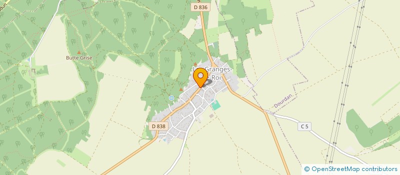 localisation de l'entreprise SCI MLP HOME à LES GRANGES-LE-ROI
