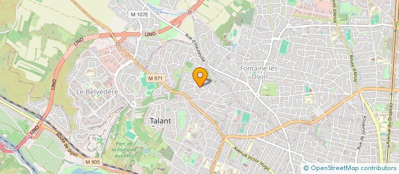 localisation de l'entreprise SCI MLPC2G  TALANT