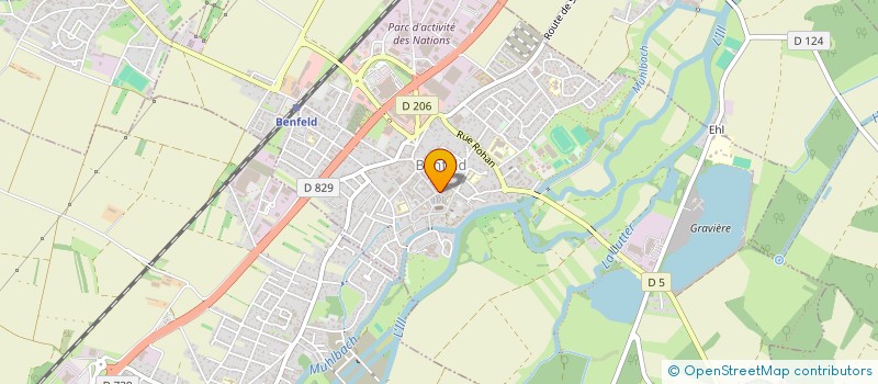 localisation de l'entreprise SCI MLR  BENFELD