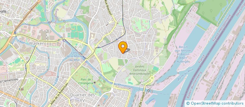 localisation de l'entreprise SCI MLR  STRASBOURG