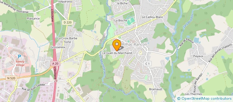 localisation de l'entreprise SCI MLRC MORICHON  RILHAC-RANCON