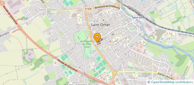 localisation de l'entreprise SCI MLRDT  SAINT-OMER