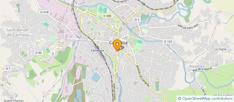 localisation de l'entreprise SCI MLROUX RICARD à CARMAUX