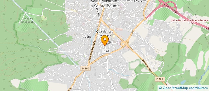 localisation de l'entreprise SCI MLS  SAINT-MAXIMIN-LA-SAINTE-BAUME