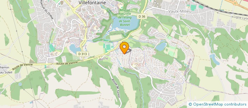 localisation de l'entreprise SCI MLS  VILLEFONTAINE