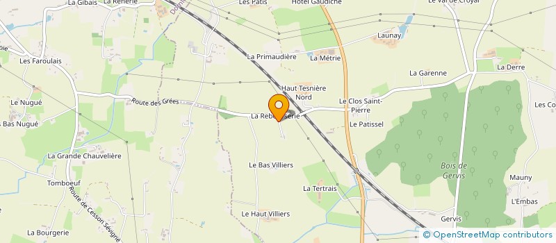 localisation de l'entreprise SCI MLS  NOYAL-SUR-VILAINE