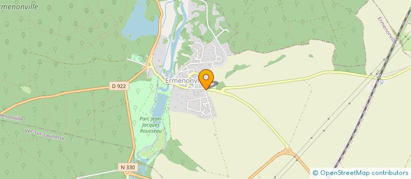 localisation de l'entreprise SCI MLS  ERMENONVILLE