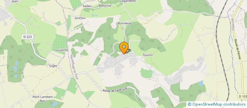 localisation de l'entreprise SCI MLS  HAUTEFAGE-LA-TOUR