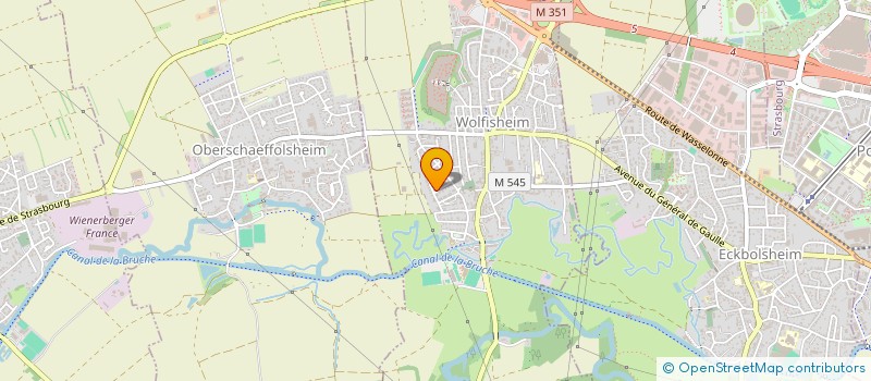 localisation de l'entreprise SCI MLS67  WOLFISHEIM