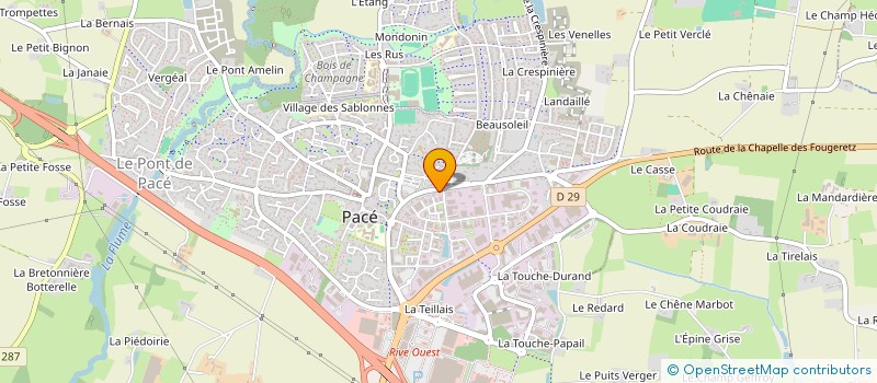 localisation de l'entreprise SCI MLT à PACE