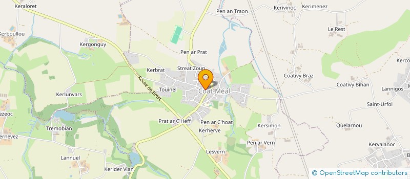 localisation de l'entreprise SCI MLT  COAT-MEAL