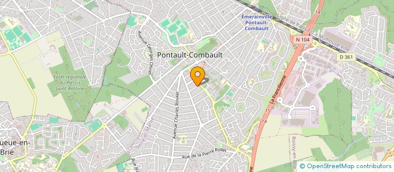 localisation de l'entreprise SCI MLTC  PONTAULT-COMBAULT