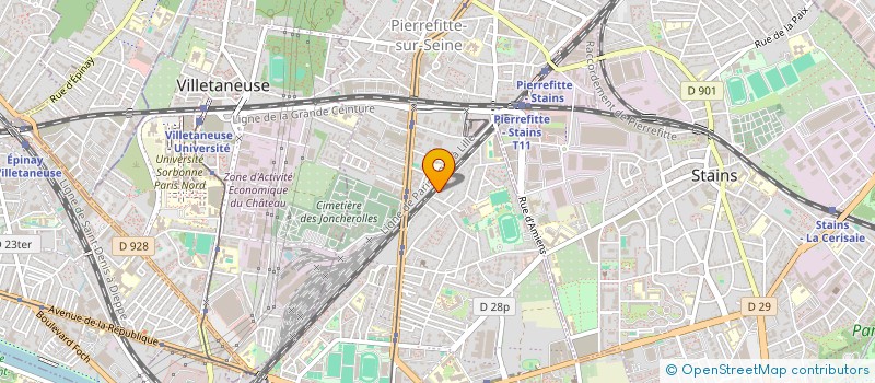 localisation de l'entreprise SCI MLUK  PIERREFITTE-SUR-SEINE