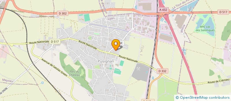 localisation de l'entreprise SCI MLVK  PUSIGNAN