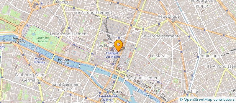 localisation de l'entreprise SCI MLW  PARIS