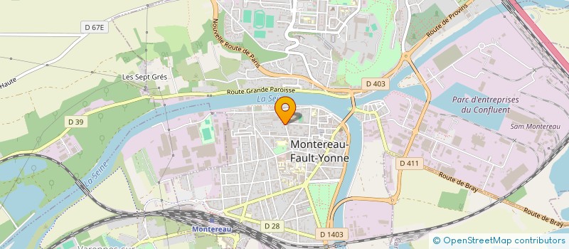 localisation de l'entreprise SCI MM à MONTEREAU-FAULT-YONNE
