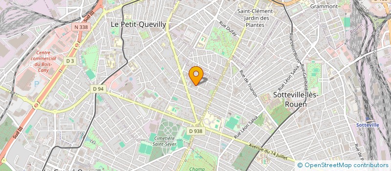 localisation de l'entreprise SCI MM à LE PETIT-QUEVILLY
