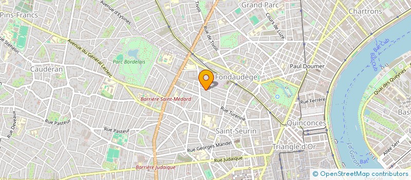 localisation de l'entreprise SCI MM  BORDEAUX