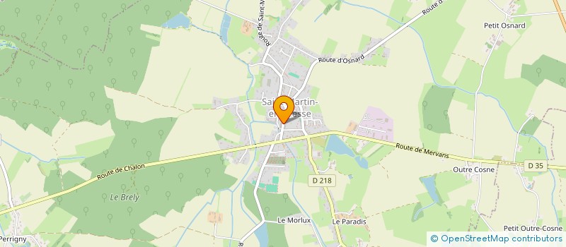 localisation de l'entreprise SCI MM  SAINT-DIDIER-EN-BRESSE