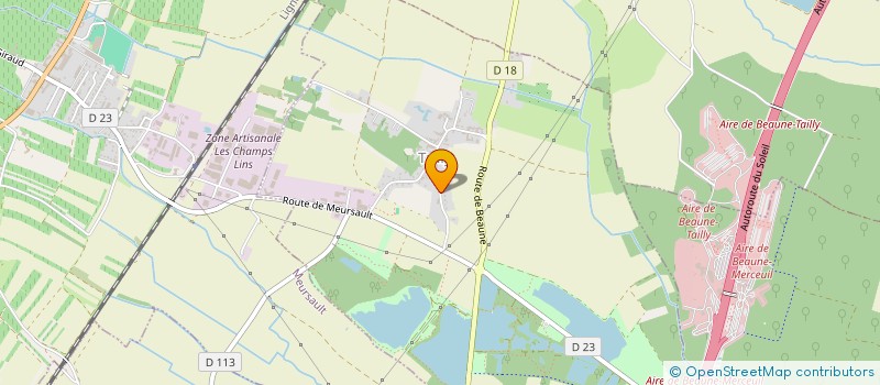 localisation de l'entreprise SCI MM  MEURSAULT