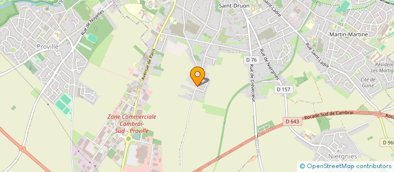 localisation de l'entreprise SCI MM à CAMBRAI