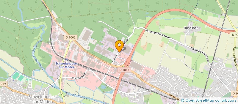 localisation de l'entreprise SCI MM 67  HAGUENAU