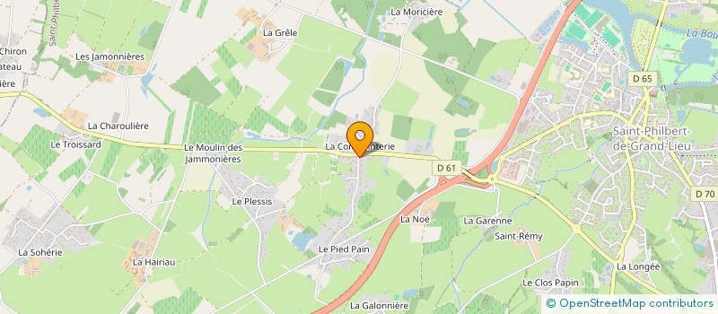 localisation de l'entreprise SCI MM  SAINT-PHILBERT-DE-GRAND-LIEU