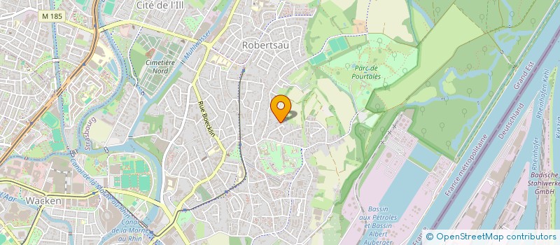 localisation de l'entreprise SCI MM  STRASBOURG