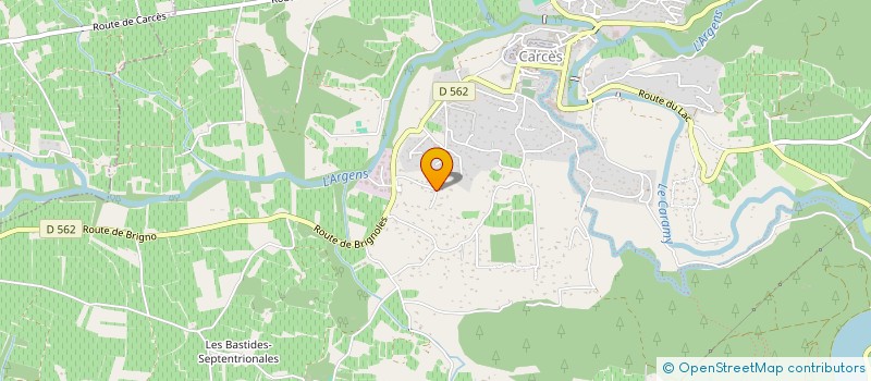 localisation de l'entreprise SCI  MM.GEF  CARCES