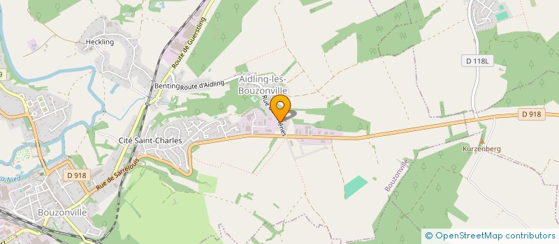 localisation de l'entreprise SCI MM HABITAT  BOUZONVILLE