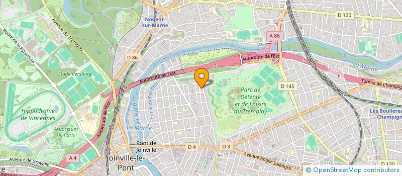 localisation de l'entreprise SCI MM IMMO  CHAMPIGNY-SUR-MARNE