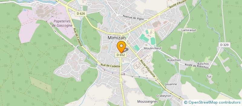 localisation de l'entreprise SCI MM VELADO  MIMIZAN