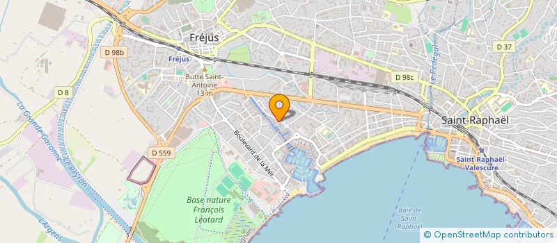 localisation de l'entreprise SCI MMAC à FREJUS