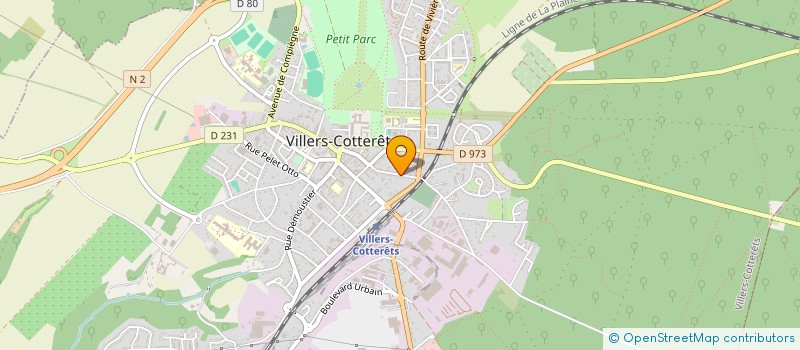 localisation de l'entreprise SCI MMAO CHBIKI à VILLERS-COTTERETS