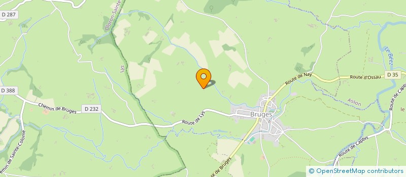 localisation de l'entreprise SCI MMB  BRUGES-CAPBIS-MIFAGET