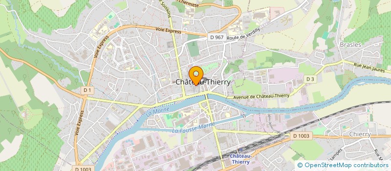 localisation de l'entreprise SCI MMB-70  CHATEAU-THIERRY