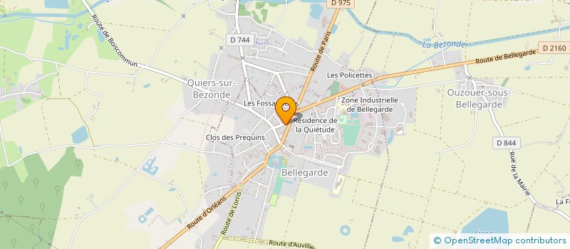 localisation de l'entreprise SCI MMBH à BELLEGARDE