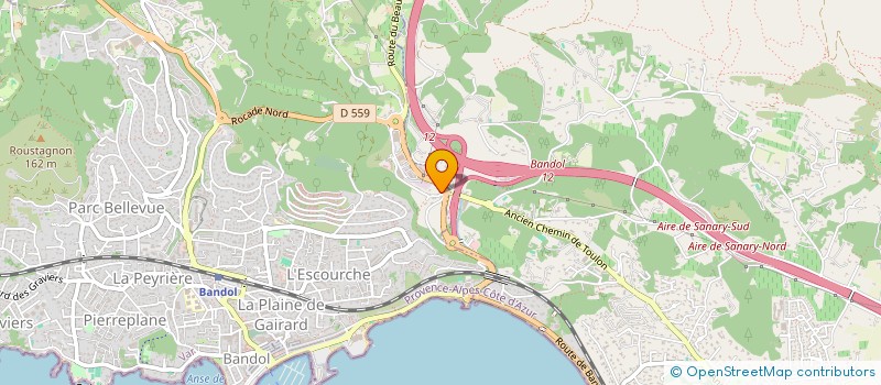 localisation de l'entreprise SCI MMC  BANDOL