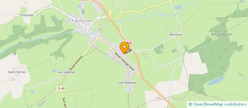 localisation de l'entreprise SCI MMC à LA CHAPELAUDE