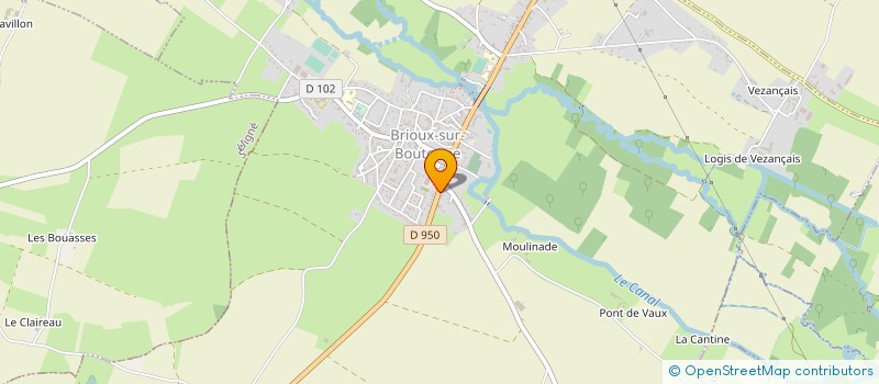 localisation de l'entreprise SCI MMC AUTO  BRIOUX-SUR-BOUTONNE