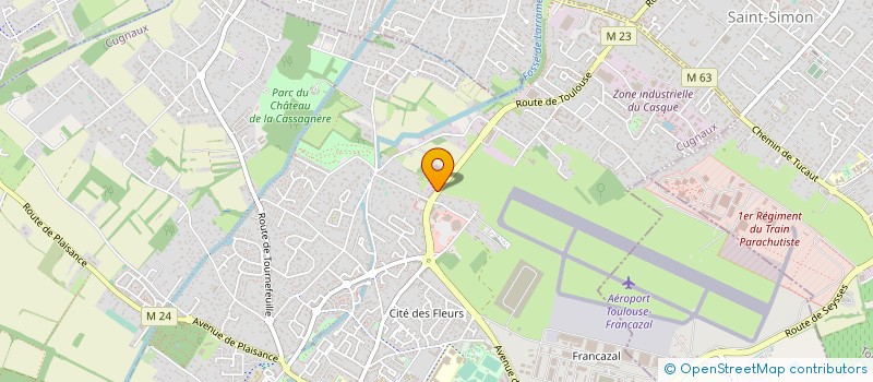 localisation de l'entreprise SCI MMCA  CUGNAUX