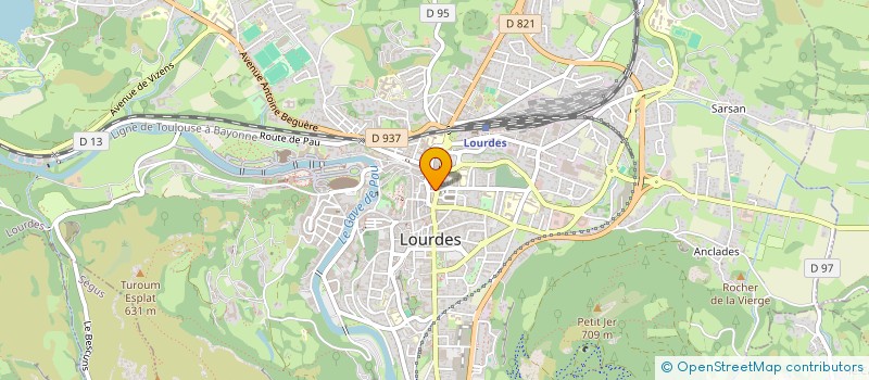 localisation de l'entreprise SCI MMCJF  LOURDES