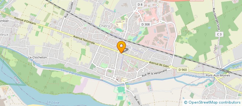 localisation de l'entreprise SCI MMCO  CHECY