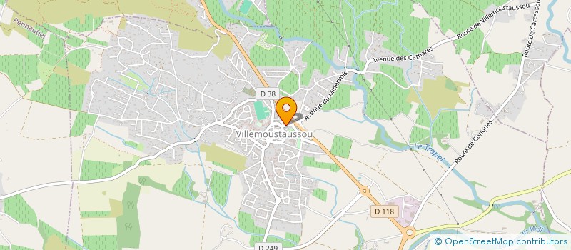 localisation de l'entreprise SCI MMCP à VILLEMOUSTAUSSOU