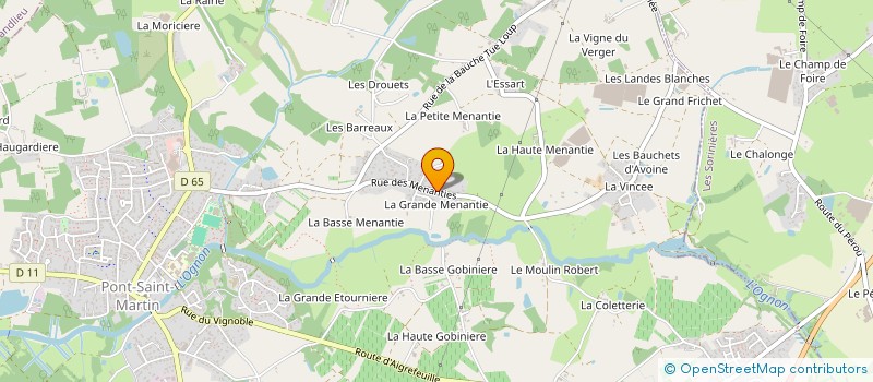 localisation de l'entreprise SCI MMD  PONT-SAINT-MARTIN